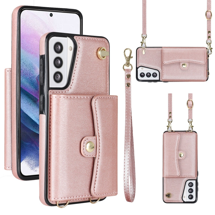 RFID Card Slot Leather Phone Case with Long Lanyard, For Samsung Galaxy S23 5G, For Samsung Galaxy S23+ 5G, For Samsung Galaxy S23 Ultra 5G, For Samsung Galaxy S22 5G, For Samsung Galaxy S22+ 5G, For Samsung Galaxy S22 Ultra 5G, For Samsung Galaxy S21 ...