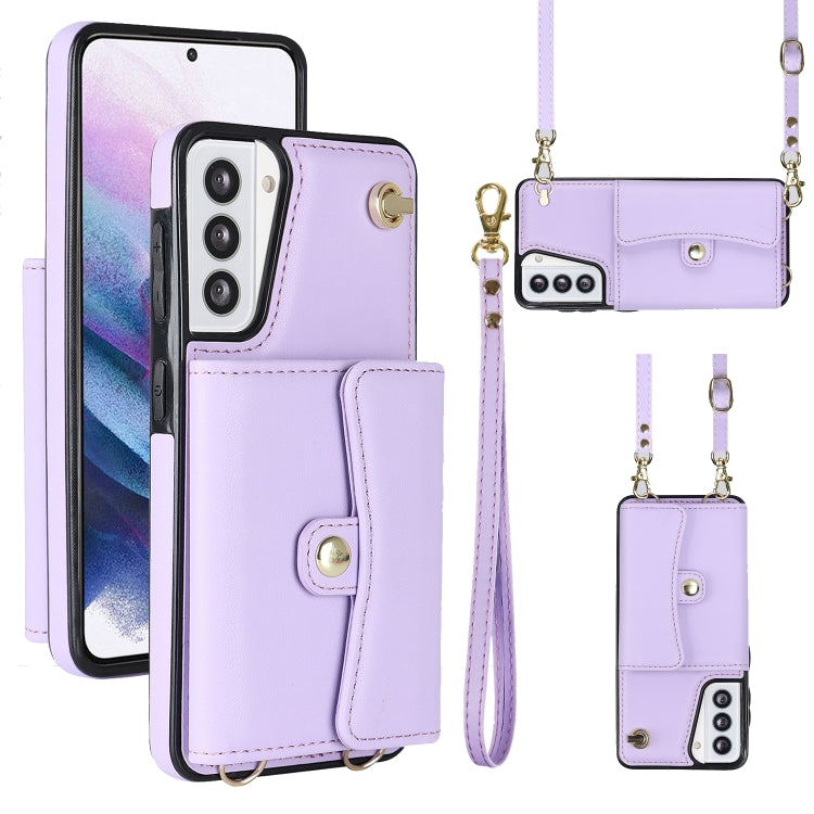 RFID Card Slot Leather Phone Case with Long Lanyard, For Samsung Galaxy S23 5G, For Samsung Galaxy S23+ 5G, For Samsung Galaxy S23 Ultra 5G, For Samsung Galaxy S22 5G, For Samsung Galaxy S22+ 5G, For Samsung Galaxy S22 Ultra 5G, For Samsung Galaxy S21 ...