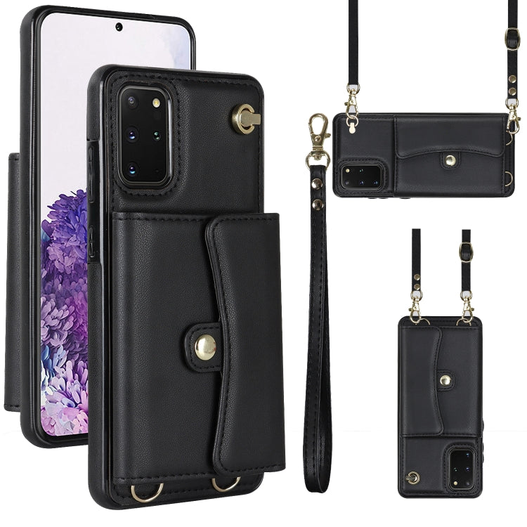 RFID Card Slot Leather Phone Case with Long Lanyard, For Samsung Galaxy S21 Ultra 5G, For Samsung Galaxy S20, For Samsung Galaxy S20+, For Samsung Galaxy S20 Ultra, For Samsung Galaxy S10, For Samsung Galaxy S10+, For Samsung Galaxy Note10             ...