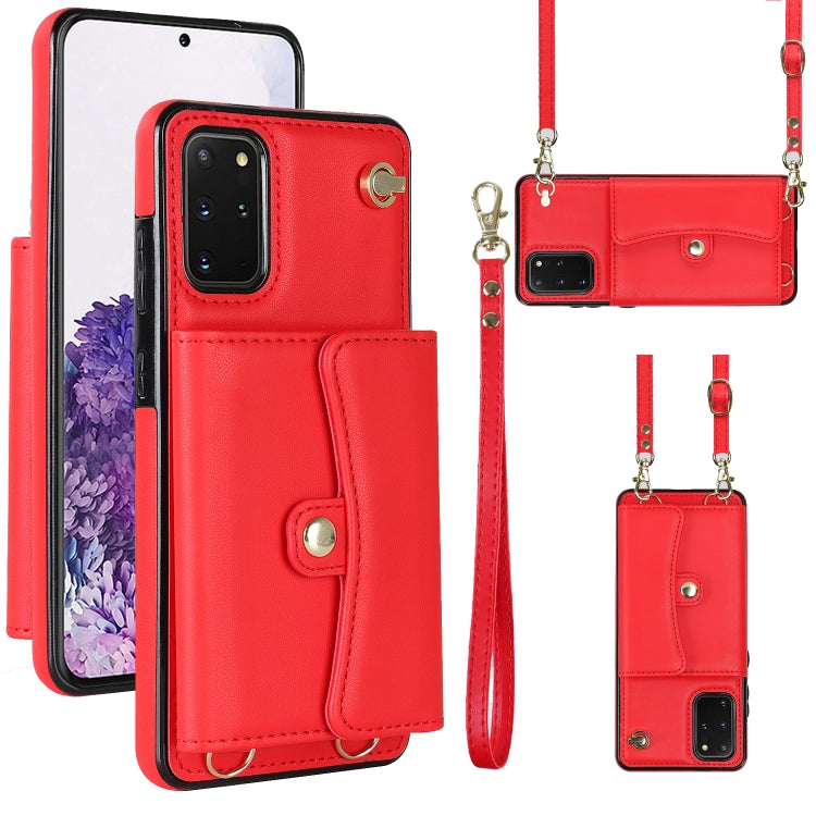 RFID Card Slot Leather Phone Case with Long Lanyard, For Samsung Galaxy S21 Ultra 5G, For Samsung Galaxy S20, For Samsung Galaxy S20+, For Samsung Galaxy S20 Ultra, For Samsung Galaxy S10, For Samsung Galaxy S10+, For Samsung Galaxy Note10             ...
