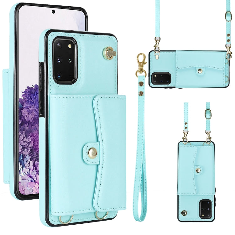 RFID Card Slot Leather Phone Case with Long Lanyard, For Samsung Galaxy S21 Ultra 5G, For Samsung Galaxy S20, For Samsung Galaxy S20+, For Samsung Galaxy S20 Ultra, For Samsung Galaxy S10, For Samsung Galaxy S10+, For Samsung Galaxy Note10             ...