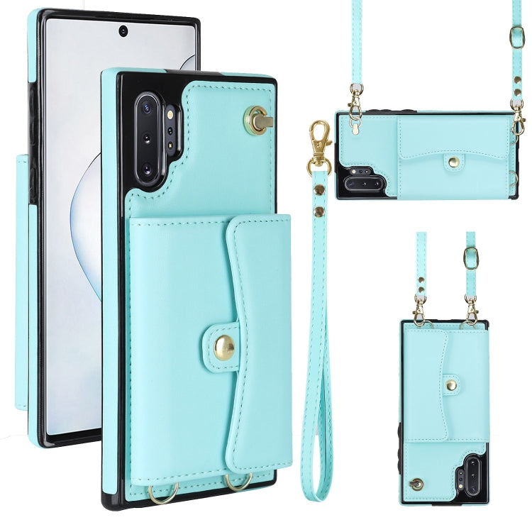 RFID Card Slot Leather Phone Case with Long Lanyard, For Samsung Galaxy S21 Ultra 5G, For Samsung Galaxy S20, For Samsung Galaxy S20+, For Samsung Galaxy S20 Ultra, For Samsung Galaxy S10, For Samsung Galaxy S10+, For Samsung Galaxy Note10             ...