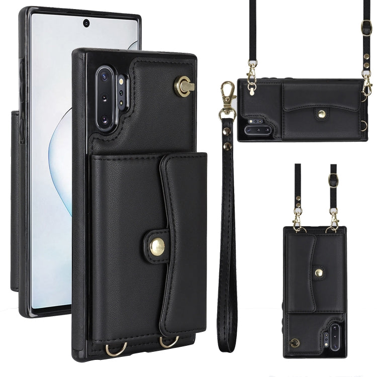 RFID Card Slot Leather Phone Case with Long Lanyard, For Samsung Galaxy S21 Ultra 5G, For Samsung Galaxy S20, For Samsung Galaxy S20+, For Samsung Galaxy S20 Ultra, For Samsung Galaxy S10, For Samsung Galaxy S10+, For Samsung Galaxy Note10             ...