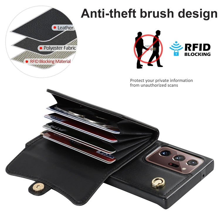 RFID Card Slot Leather Phone Case with Long Lanyard, For Samsung Galaxy Note20 Ultra, For Samsung Galaxy A12, For Samsung Galaxy A13 4G / 5G, For Samsung Galaxy A20 / A30, For Samsung Galaxy A50, For Samsung Galaxy A51 4G, For Samsung Galaxy A51 5G    ...