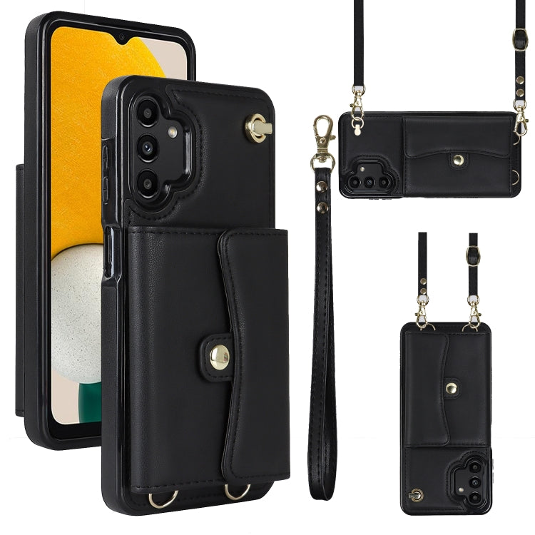 RFID Card Slot Leather Phone Case with Long Lanyard, For Samsung Galaxy Note20 Ultra, For Samsung Galaxy A12, For Samsung Galaxy A13 4G / 5G, For Samsung Galaxy A20 / A30, For Samsung Galaxy A50, For Samsung Galaxy A51 4G, For Samsung Galaxy A51 5G    ...