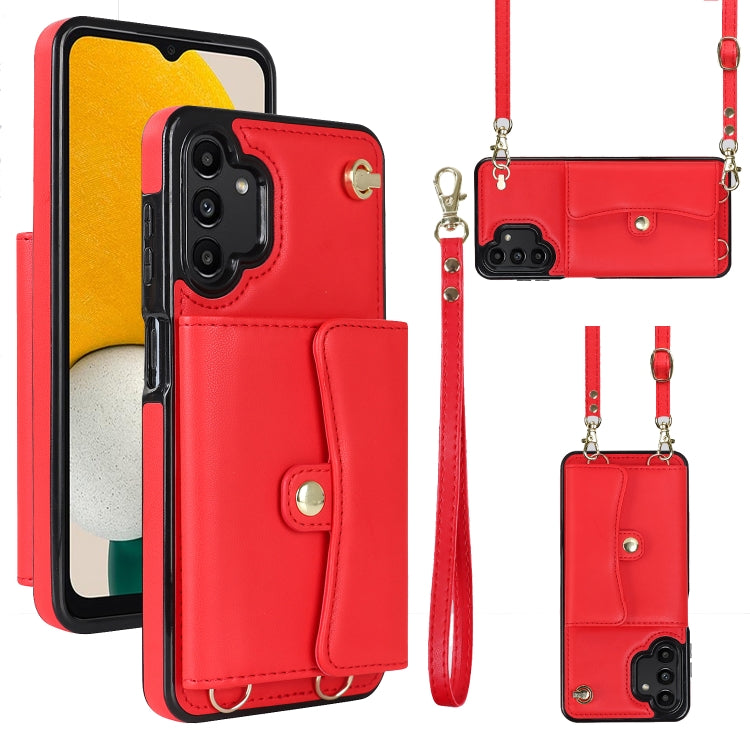 RFID Card Slot Leather Phone Case with Long Lanyard, For Samsung Galaxy Note20 Ultra, For Samsung Galaxy A12, For Samsung Galaxy A13 4G / 5G, For Samsung Galaxy A20 / A30, For Samsung Galaxy A50, For Samsung Galaxy A51 4G, For Samsung Galaxy A51 5G    ...