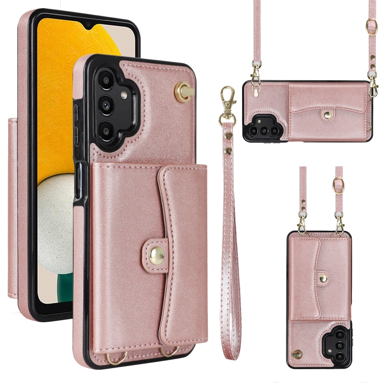 RFID Card Slot Leather Phone Case with Long Lanyard, For Samsung Galaxy Note20 Ultra, For Samsung Galaxy A12, For Samsung Galaxy A13 4G / 5G, For Samsung Galaxy A20 / A30, For Samsung Galaxy A50, For Samsung Galaxy A51 4G, For Samsung Galaxy A51 5G    ...