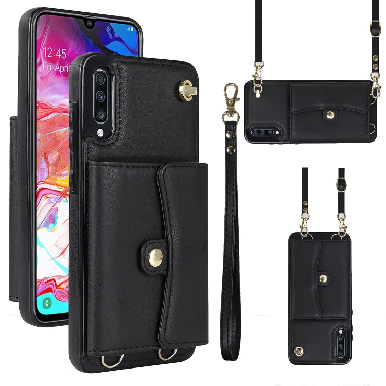 RFID Card Slot Leather Phone Case with Long Lanyard, For Samsung Galaxy Note20 Ultra, For Samsung Galaxy A12, For Samsung Galaxy A13 4G / 5G, For Samsung Galaxy A20 / A30, For Samsung Galaxy A50, For Samsung Galaxy A51 4G, For Samsung Galaxy A51 5G    ...
