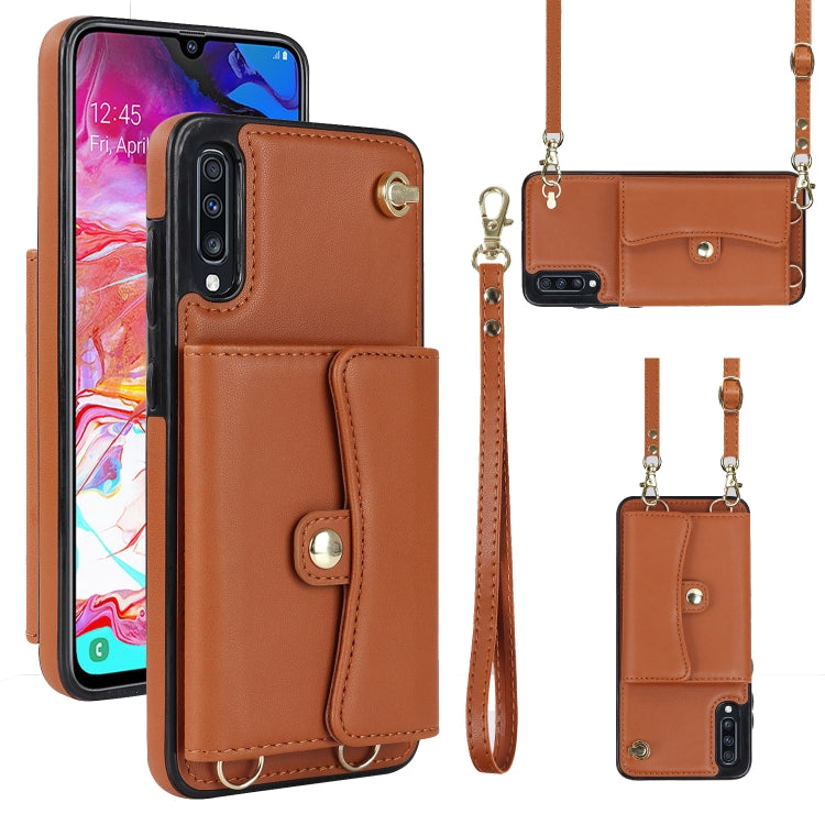 RFID Card Slot Leather Phone Case with Long Lanyard, For Samsung Galaxy Note20 Ultra, For Samsung Galaxy A12, For Samsung Galaxy A13 4G / 5G, For Samsung Galaxy A20 / A30, For Samsung Galaxy A50, For Samsung Galaxy A51 4G, For Samsung Galaxy A51 5G    ...