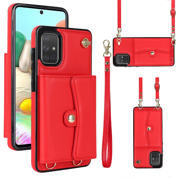 RFID Card Slot Leather Phone Case with Long Lanyard, For Samsung Galaxy Note20 Ultra, For Samsung Galaxy A12, For Samsung Galaxy A13 4G / 5G, For Samsung Galaxy A20 / A30, For Samsung Galaxy A50, For Samsung Galaxy A51 4G, For Samsung Galaxy A51 5G    ...