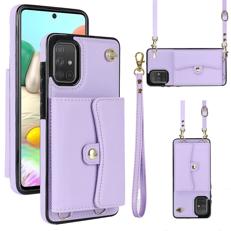 RFID Card Slot Leather Phone Case with Long Lanyard, For Samsung Galaxy Note20 Ultra, For Samsung Galaxy A12, For Samsung Galaxy A13 4G / 5G, For Samsung Galaxy A20 / A30, For Samsung Galaxy A50, For Samsung Galaxy A51 4G, For Samsung Galaxy A51 5G    ...