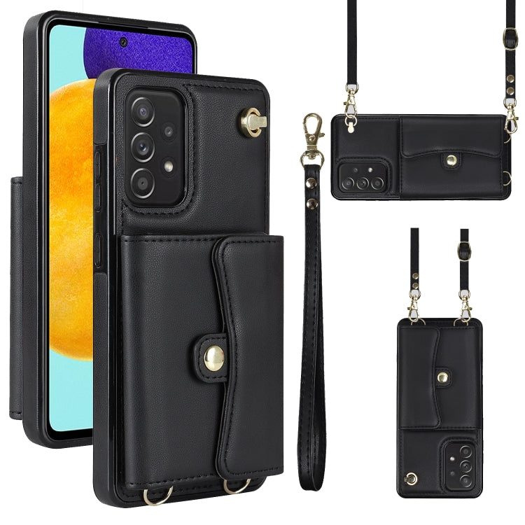 RFID Card Slot Leather Phone Case with Long Lanyard, For Samsung Galaxy Note20 Ultra, For Samsung Galaxy A12, For Samsung Galaxy A13 4G / 5G, For Samsung Galaxy A20 / A30, For Samsung Galaxy A50, For Samsung Galaxy A51 4G, For Samsung Galaxy A51 5G    ...