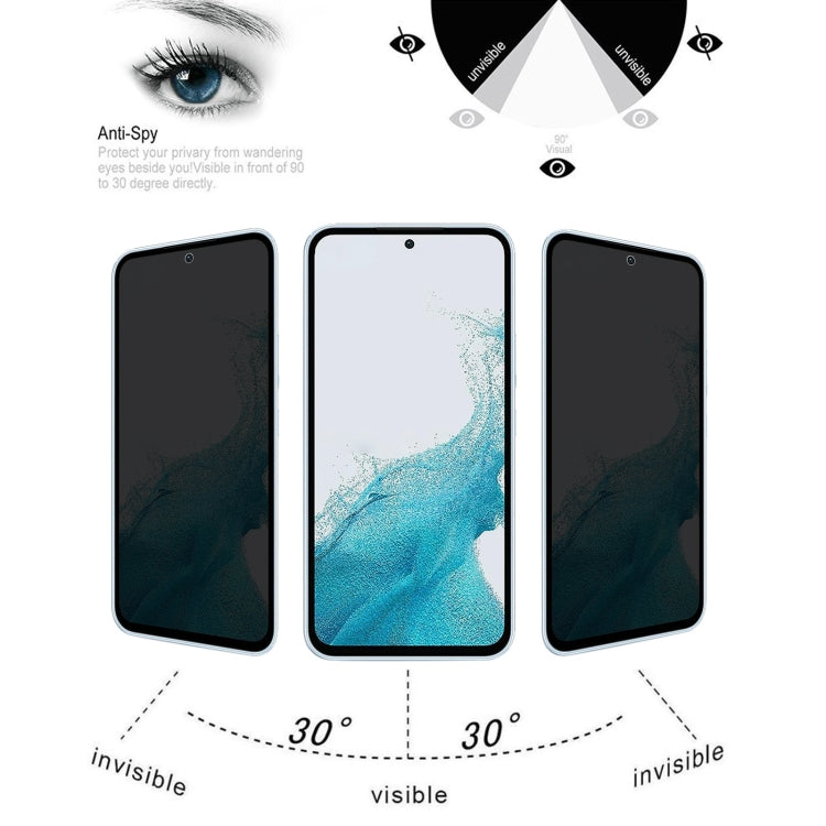 For Samsung Galaxy A54 5G 25pcs Flat Surface Privacy Tempered Glass Film, For Samsung Galaxy A54 5G(25pcs)