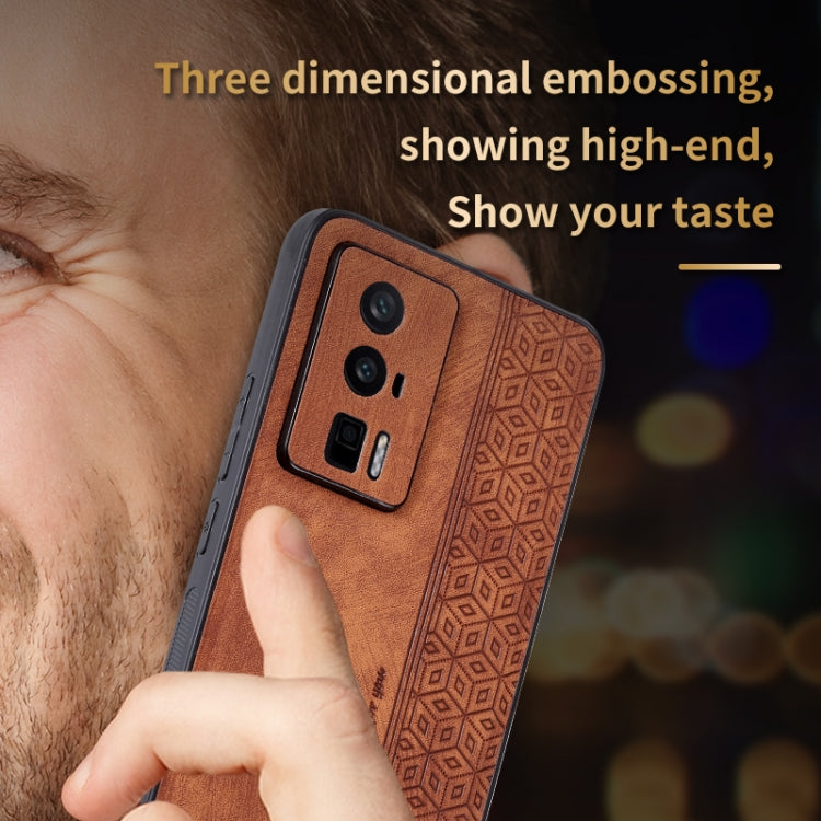 AZNS 3D Embossed Skin Feel Phone Case, For Xiaomi Redmi K60 / K60 Pro