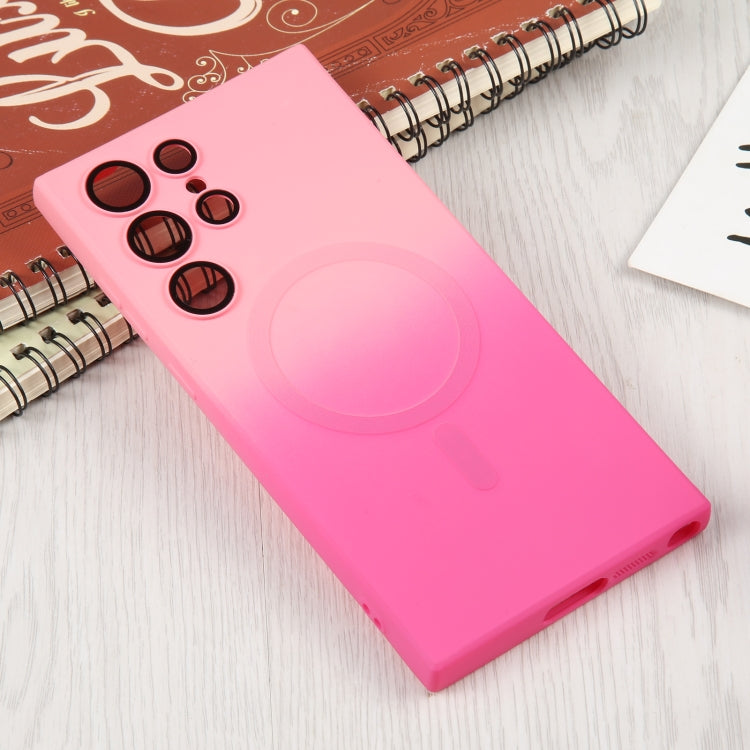 Liquid TPU Silicone Gradient MagSafe Phone Case, For Samsung Galaxy S23 Ultra 5G, For Samsung Galaxy S22 Ultra 5G
