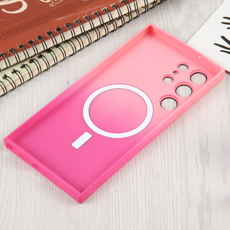 Liquid TPU Silicone Gradient MagSafe Phone Case, For Samsung Galaxy S23 5G, For Samsung Galaxy S23+ 5G, For Samsung Galaxy S22 5G, For Samsung Galaxy S22+ 5G