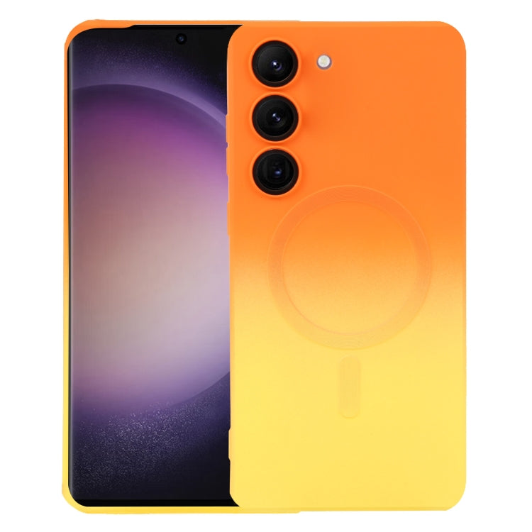 Liquid TPU Silicone Gradient MagSafe Phone Case, For Samsung Galaxy S23 5G, For Samsung Galaxy S23+ 5G, For Samsung Galaxy S22 5G, For Samsung Galaxy S22+ 5G