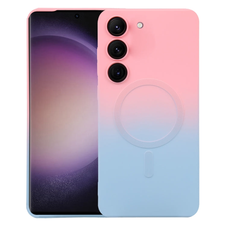 Liquid TPU Silicone Gradient MagSafe Phone Case, For Samsung Galaxy S23 5G, For Samsung Galaxy S23+ 5G, For Samsung Galaxy S22 5G, For Samsung Galaxy S22+ 5G