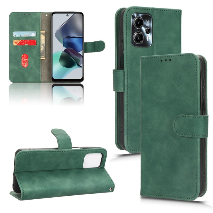 Skin Feel Magnetic Flip Leather Phone Case, For Xiaomi Poco X5 5G / Redmi Note 12 5G, For Motorola Moto G13 / G23 / G53, For Motorola Moto G73 5G, For UMIDIGI A13 Pro 5G, For ZTE Blade A32
