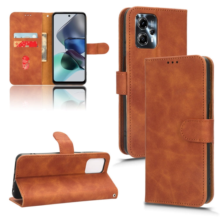 Skin Feel Magnetic Flip Leather Phone Case, For Xiaomi Poco X5 5G / Redmi Note 12 5G, For Motorola Moto G13 / G23 / G53, For Motorola Moto G73 5G, For UMIDIGI A13 Pro 5G, For ZTE Blade A32