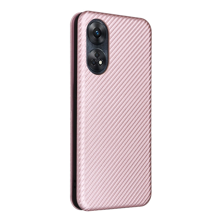 Carbon Fiber Texture Flip Leather Phone Case, For OPPO Reno8 T 4G, For Motorola Moto E13 4G, For Motorola Moto G73 5G, For Xiaomi Redmi 12C