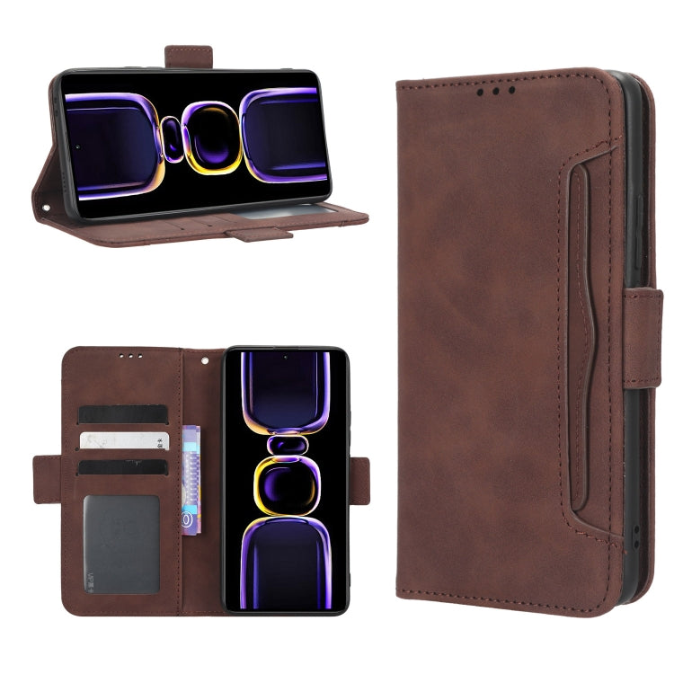 Skin Feel Calf Texture Card Slots Leather Phone Case, For Infinix Hot 20 Play, For Google Pixel 7a, For Xiaomi Redmi 12C / 11A, For Xiaomi Redmi K60 5G / K60 Pro, For Xiaomi Redmi K60E 5G, For Xiaomi Redmi Note 12 Pro 5G Speed, For Kyocera Android One ...