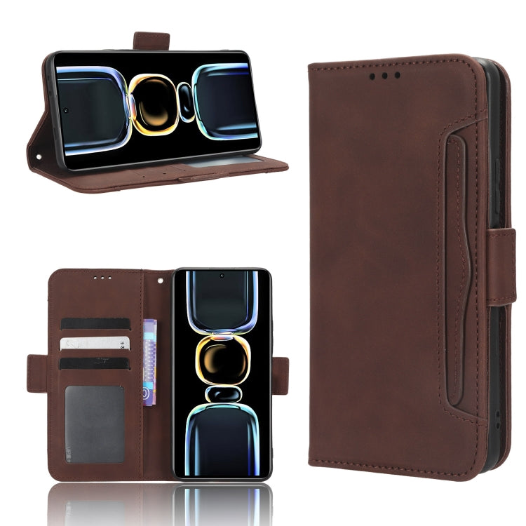 Skin Feel Calf Texture Card Slots Leather Phone Case, For Infinix Hot 20 Play, For Google Pixel 7a, For Xiaomi Redmi 12C / 11A, For Xiaomi Redmi K60 5G / K60 Pro, For Xiaomi Redmi K60E 5G, For Xiaomi Redmi Note 12 Pro 5G Speed, For Kyocera Android One ...