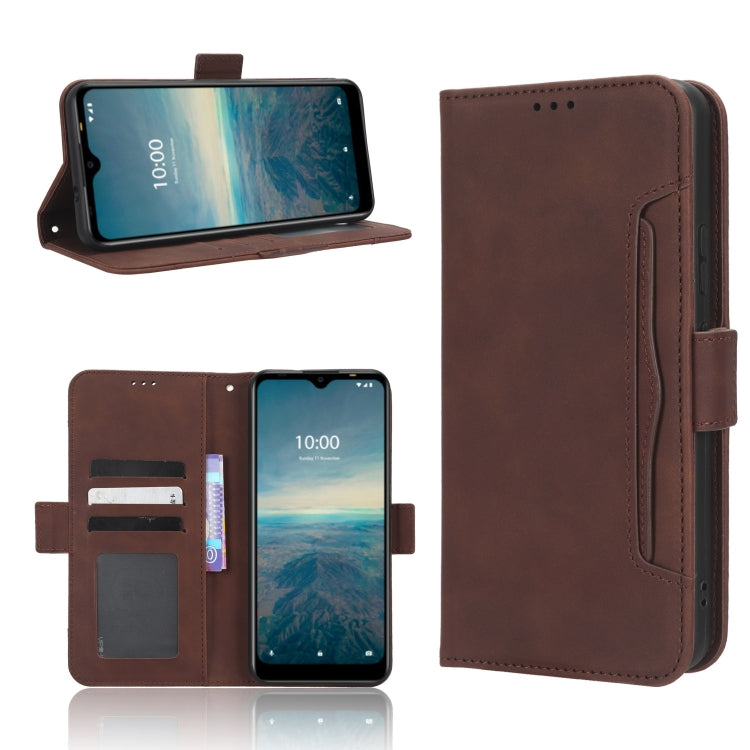 Skin Feel Calf Texture Card Slots Leather Phone Case, For Vodafone Smart V22, For Sharp Rouvo V, For Xiaomi Poco X5 5G / Redmi Note 12 5G, For OnePlus 11 5G, For ZTE Libero 5G III, For ZTE nubia Red Magic 8 Pro / 8 Pro+, For ZTE nubia Z50