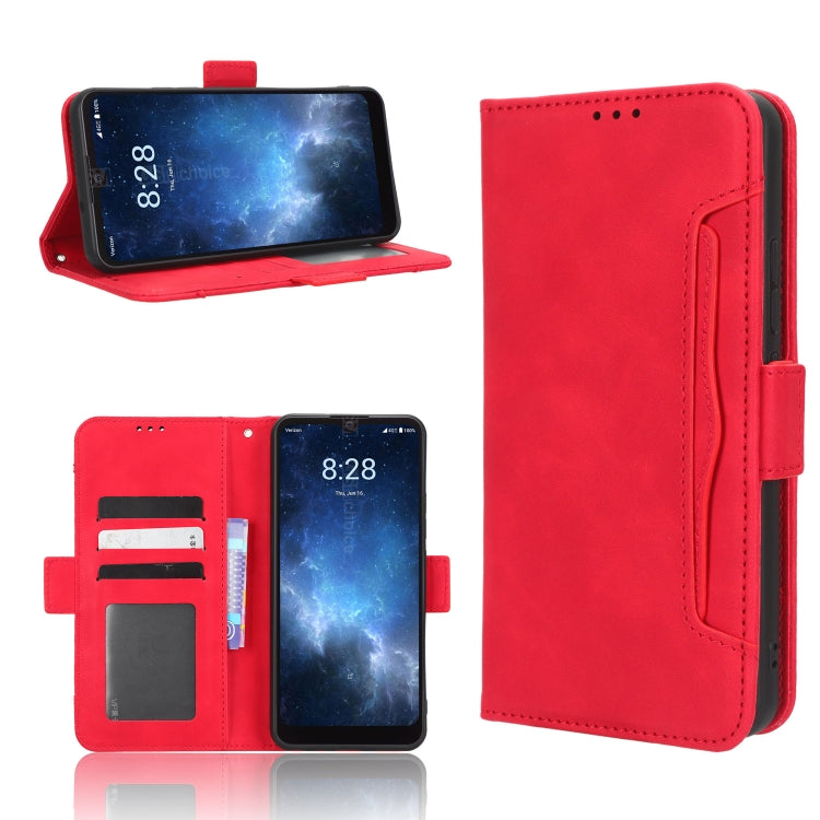 Skin Feel Calf Texture Card Slots Leather Phone Case, For Vodafone Smart V22, For Sharp Rouvo V, For Xiaomi Poco X5 5G / Redmi Note 12 5G, For OnePlus 11 5G, For ZTE Libero 5G III, For ZTE nubia Red Magic 8 Pro / 8 Pro+, For ZTE nubia Z50