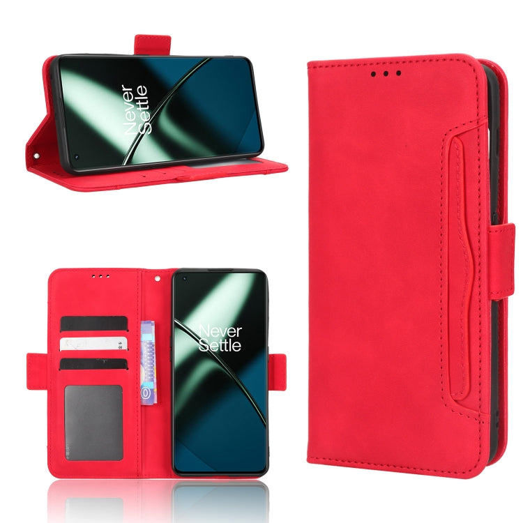 Skin Feel Calf Texture Card Slots Leather Phone Case, For Vodafone Smart V22, For Sharp Rouvo V, For Xiaomi Poco X5 5G / Redmi Note 12 5G, For OnePlus 11 5G, For ZTE Libero 5G III, For ZTE nubia Red Magic 8 Pro / 8 Pro+, For ZTE nubia Z50