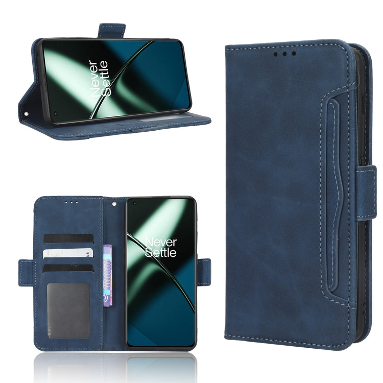 Skin Feel Calf Texture Card Slots Leather Phone Case, For Vodafone Smart V22, For Sharp Rouvo V, For Xiaomi Poco X5 5G / Redmi Note 12 5G, For OnePlus 11 5G, For ZTE Libero 5G III, For ZTE nubia Red Magic 8 Pro / 8 Pro+, For ZTE nubia Z50