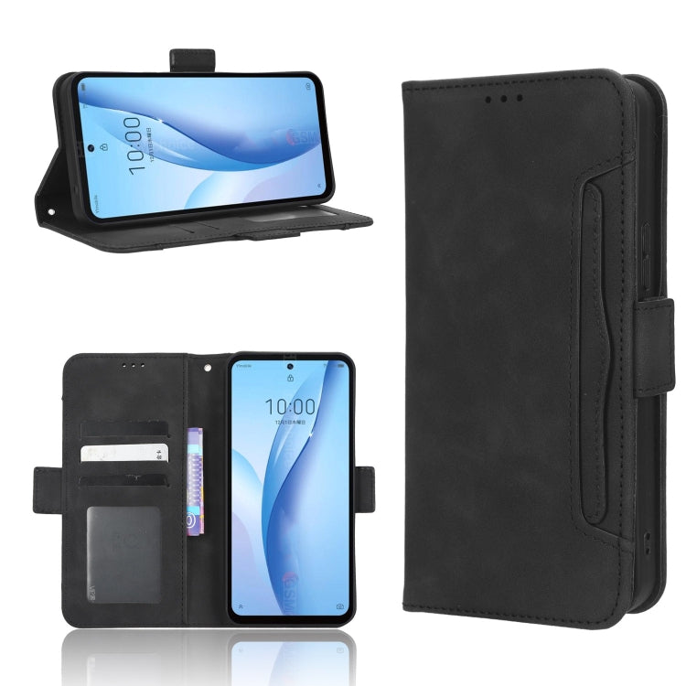 Skin Feel Calf Texture Card Slots Leather Phone Case, For Vodafone Smart V22, For Sharp Rouvo V, For Xiaomi Poco X5 5G / Redmi Note 12 5G, For OnePlus 11 5G, For ZTE Libero 5G III, For ZTE nubia Red Magic 8 Pro / 8 Pro+, For ZTE nubia Z50