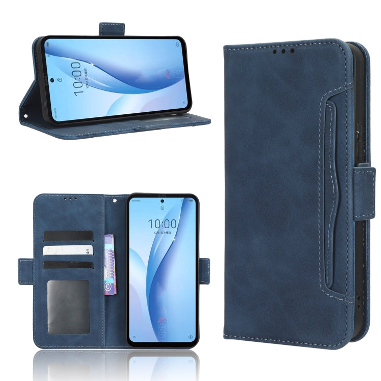 Skin Feel Calf Texture Card Slots Leather Phone Case, For Vodafone Smart V22, For Sharp Rouvo V, For Xiaomi Poco X5 5G / Redmi Note 12 5G, For OnePlus 11 5G, For ZTE Libero 5G III, For ZTE nubia Red Magic 8 Pro / 8 Pro+, For ZTE nubia Z50