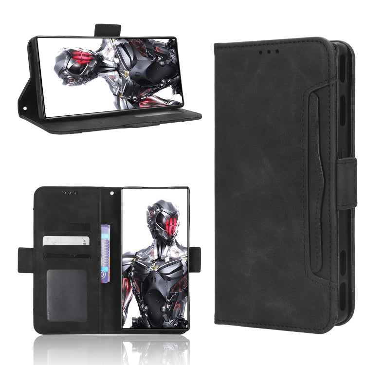Skin Feel Calf Texture Card Slots Leather Phone Case, For Vodafone Smart V22, For Sharp Rouvo V, For Xiaomi Poco X5 5G / Redmi Note 12 5G, For OnePlus 11 5G, For ZTE Libero 5G III, For ZTE nubia Red Magic 8 Pro / 8 Pro+, For ZTE nubia Z50