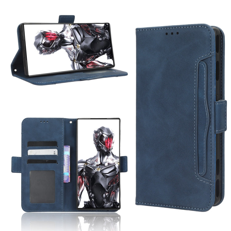 Skin Feel Calf Texture Card Slots Leather Phone Case, For Vodafone Smart V22, For Sharp Rouvo V, For Xiaomi Poco X5 5G / Redmi Note 12 5G, For OnePlus 11 5G, For ZTE Libero 5G III, For ZTE nubia Red Magic 8 Pro / 8 Pro+, For ZTE nubia Z50