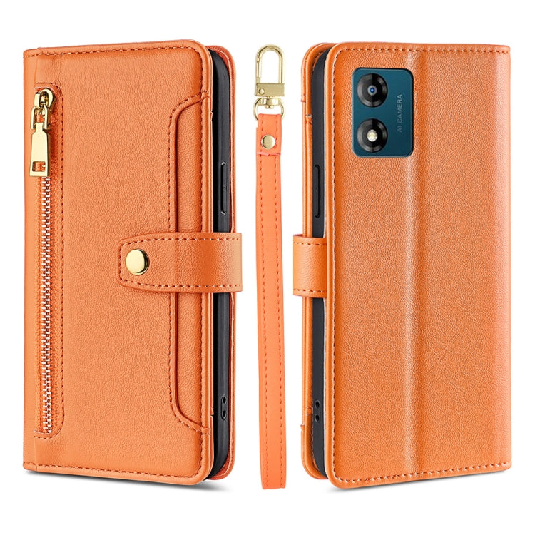 Sheep Texture Cross-body Zipper Wallet Leather Phone Case, For Motorola Moto E13 4G, For OPPO A17k, For OPPO Reno8 T 4G, For Xiaomi Poco X5 Pro / Redmi Note 12 Pro Speed, For Honor X9a 5G
