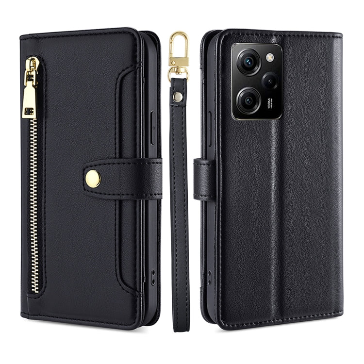 Sheep Texture Cross-body Zipper Wallet Leather Phone Case, For Motorola Moto E13 4G, For OPPO A17k, For OPPO Reno8 T 4G, For Xiaomi Poco X5 Pro / Redmi Note 12 Pro Speed, For Honor X9a 5G