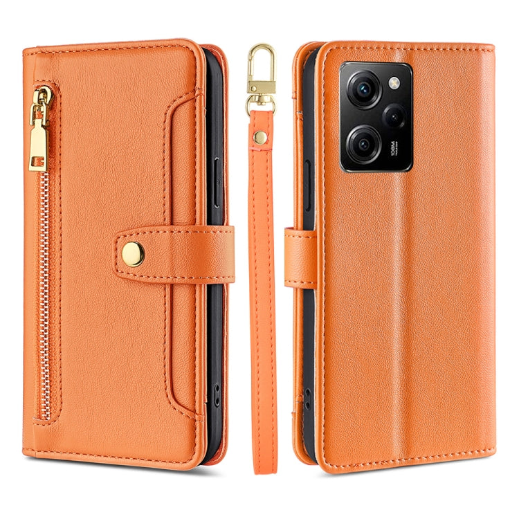 Sheep Texture Cross-body Zipper Wallet Leather Phone Case, For Motorola Moto E13 4G, For OPPO A17k, For OPPO Reno8 T 4G, For Xiaomi Poco X5 Pro / Redmi Note 12 Pro Speed, For Honor X9a 5G