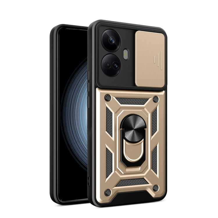 Sliding Camera Cover Design Phone Case, For Realme 10 Pro+ 5G, For Realme C33 4G