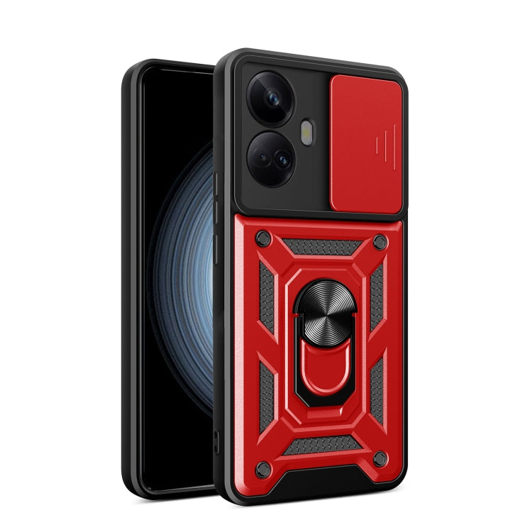 Sliding Camera Cover Design Phone Case, For Realme 10 Pro+ 5G, For Realme C33 4G