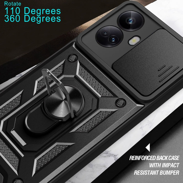 Sliding Camera Cover Design Phone Case, For Realme 10 Pro+ 5G, For Realme C33 4G