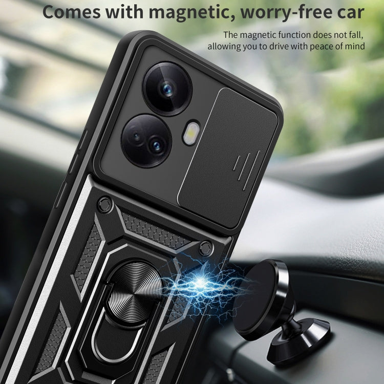 Sliding Camera Cover Design Phone Case, For Realme 10 Pro+ 5G, For Realme C33 4G
