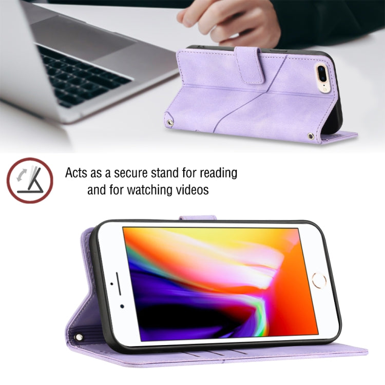Skin-feel Embossed Leather Phone Case, For iPhone 7 Plus / 8 Plus / 6 Plus, For iPod Touch 7 / Touch 6, For iPhone 11 Pro