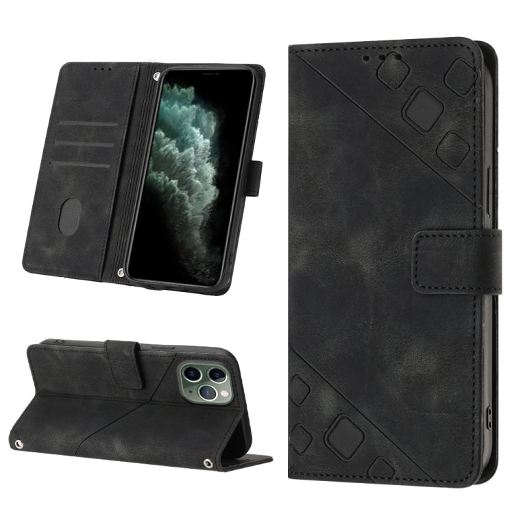 Skin-feel Embossed Leather Phone Case, For iPhone 7 Plus / 8 Plus / 6 Plus, For iPod Touch 7 / Touch 6, For iPhone 11 Pro