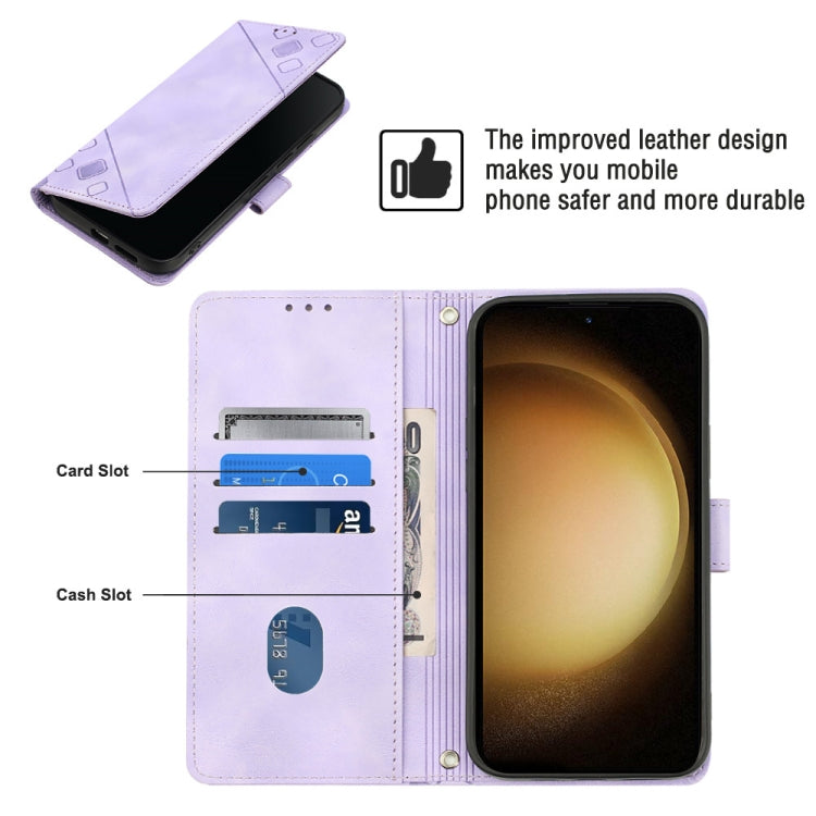 Skin-feel Embossed Leather Phone Case, For Samsung Galaxy S23 5G, For Samsung Galaxy S23+ 5G, For Samsung Galaxy S23 Ultra 5G, For Samsung Galaxy S22 5G, For Samsung Galaxy S22+ 5G, For Samsung Galaxy S22 Ultra 5G, For Samsung Galaxy S21 5G            ...