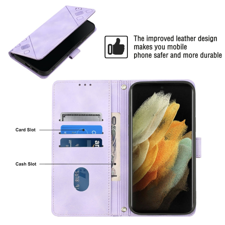 Skin-feel Embossed Leather Phone Case, For Samsung Galaxy S21 Ultra 5G, For Samsung Galaxy S21 FE 5G, For Samsung Galaxy S20 FE / S20 FE 2022, For Samsung Galaxy A03s 164.3mm India, For Samsung Galaxy A03s 166.6mm, For Samsung Galaxy A03s 165.8mm US   ...