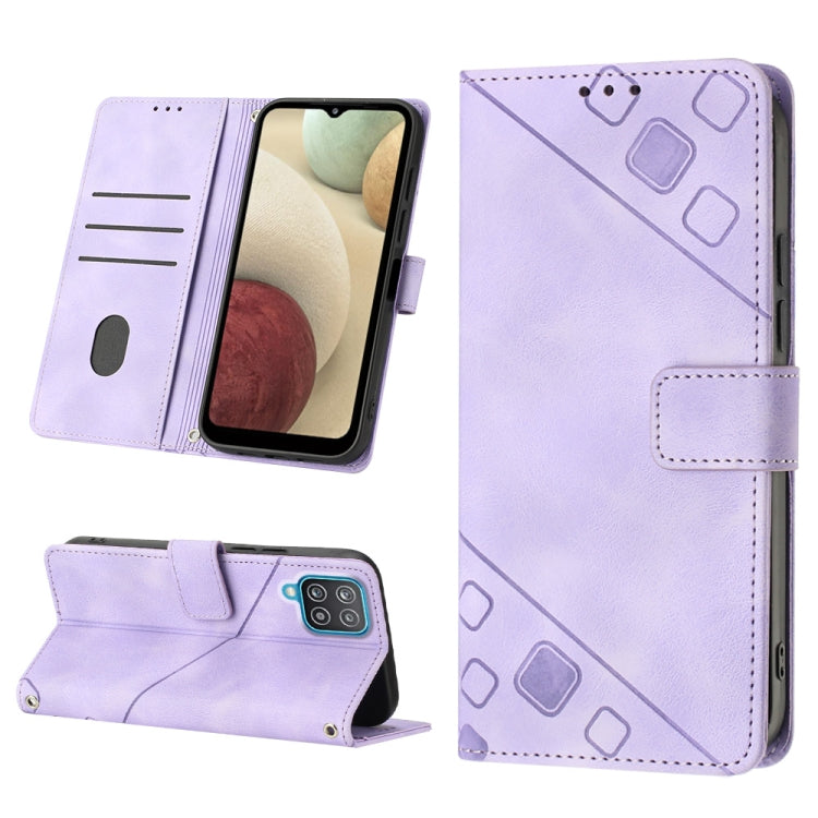 Skin-feel Embossed Leather Phone Case, For Samsung Galaxy S21 Ultra 5G, For Samsung Galaxy S21 FE 5G, For Samsung Galaxy S20 FE / S20 FE 2022, For Samsung Galaxy A03s 164.3mm India, For Samsung Galaxy A03s 166.6mm, For Samsung Galaxy A03s 165.8mm US   ...