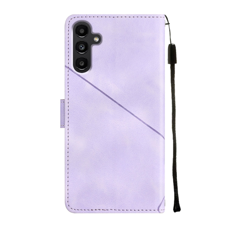 Skin-feel Embossed Leather Phone Case, For Samsung Galaxy A13 5G /A04 4G/A04e, For Samsung Galaxy A14 5G, For Samsung Galaxy A22 5G, For Samsung Galaxy A22 4G / M32 4G, For Samsung Galaxy A23 4G / F23 5G, For Samsung Galaxy A32 4G                      ...