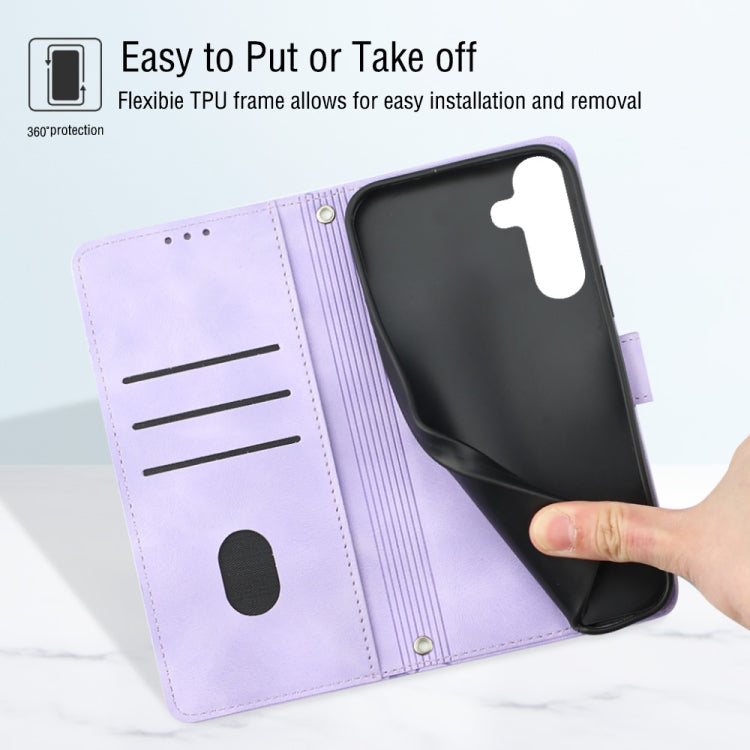 Skin-feel Embossed Leather Phone Case, For Samsung Galaxy A13 5G /A04 4G/A04e, For Samsung Galaxy A14 5G, For Samsung Galaxy A22 5G, For Samsung Galaxy A22 4G / M32 4G, For Samsung Galaxy A23 4G / F23 5G, For Samsung Galaxy A32 4G                      ...