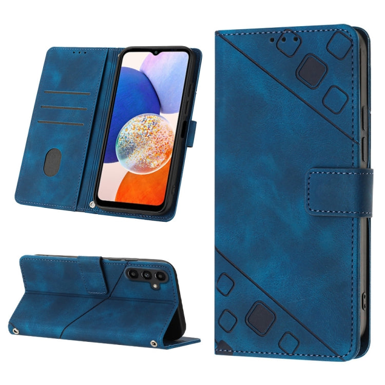 Skin-feel Embossed Leather Phone Case, For Samsung Galaxy A13 5G /A04 4G/A04e, For Samsung Galaxy A14 5G, For Samsung Galaxy A22 5G, For Samsung Galaxy A22 4G / M32 4G, For Samsung Galaxy A23 4G / F23 5G, For Samsung Galaxy A32 4G                      ...